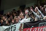 Die Fans der HSG mit vollem Einsatz